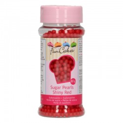 Sugar Pearls Shiny Red 4mm...